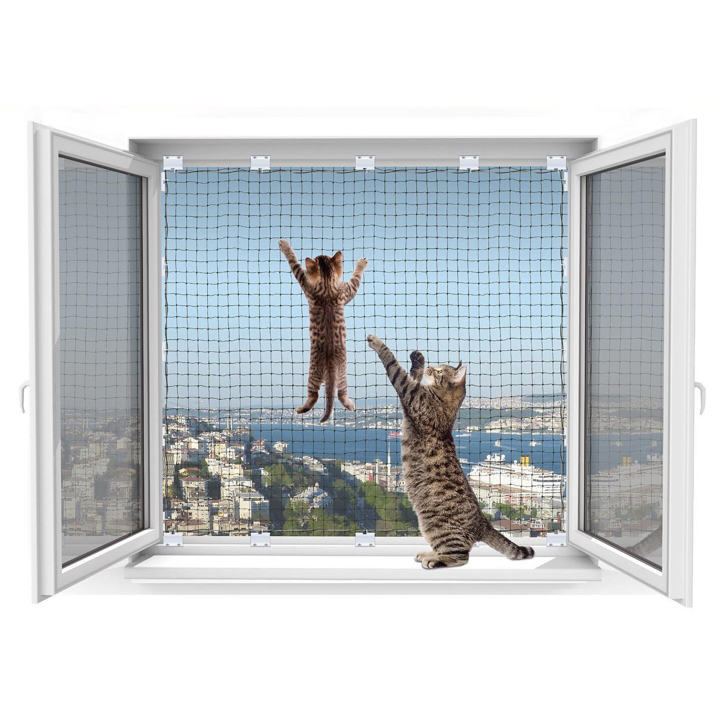 Plasă geam Winblock Pets 80x220cm