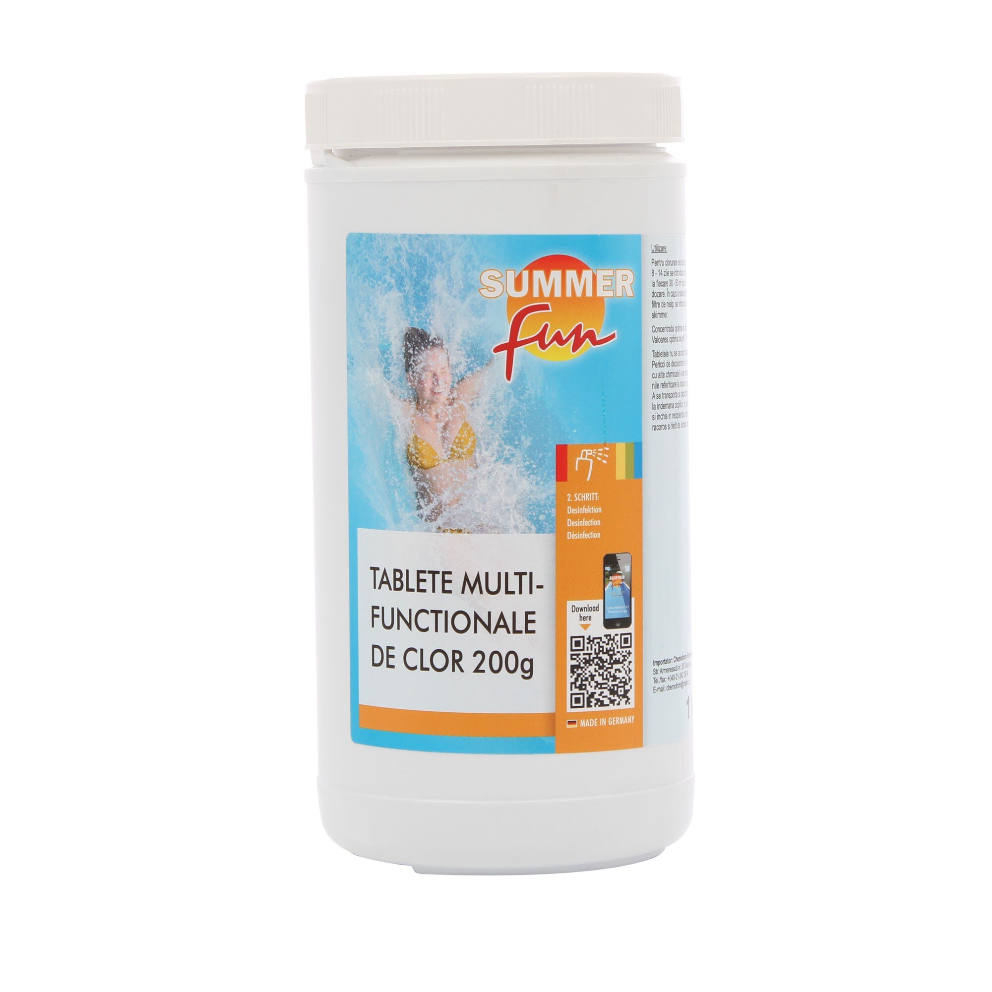 Clor multifunctional 200g Summer Fun 1 kg