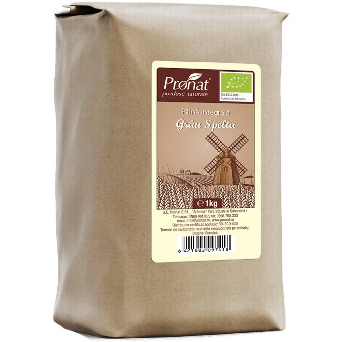 Făină integrală grau spelta bio 1kg