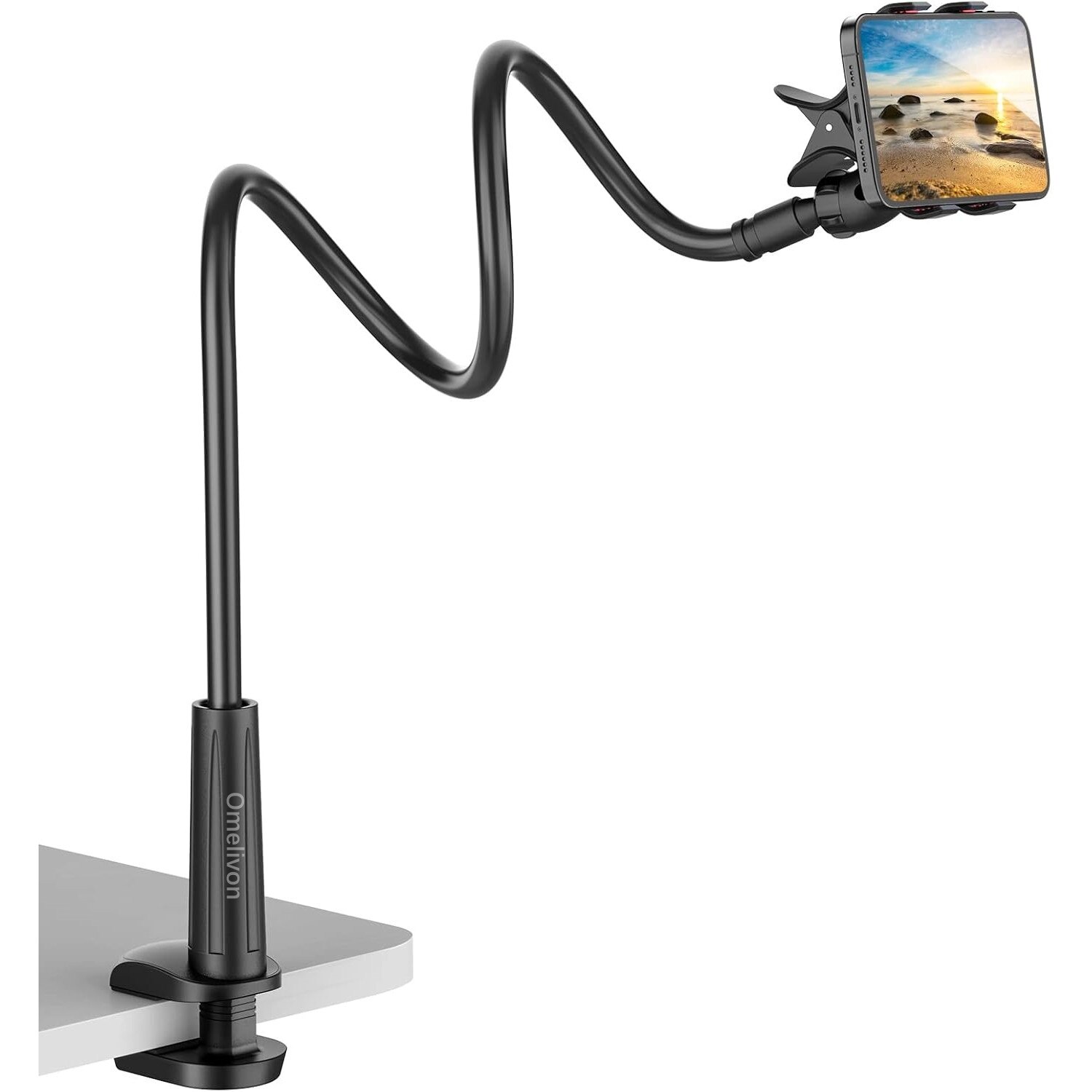 Suport telefon Omelivon 80cm Negru