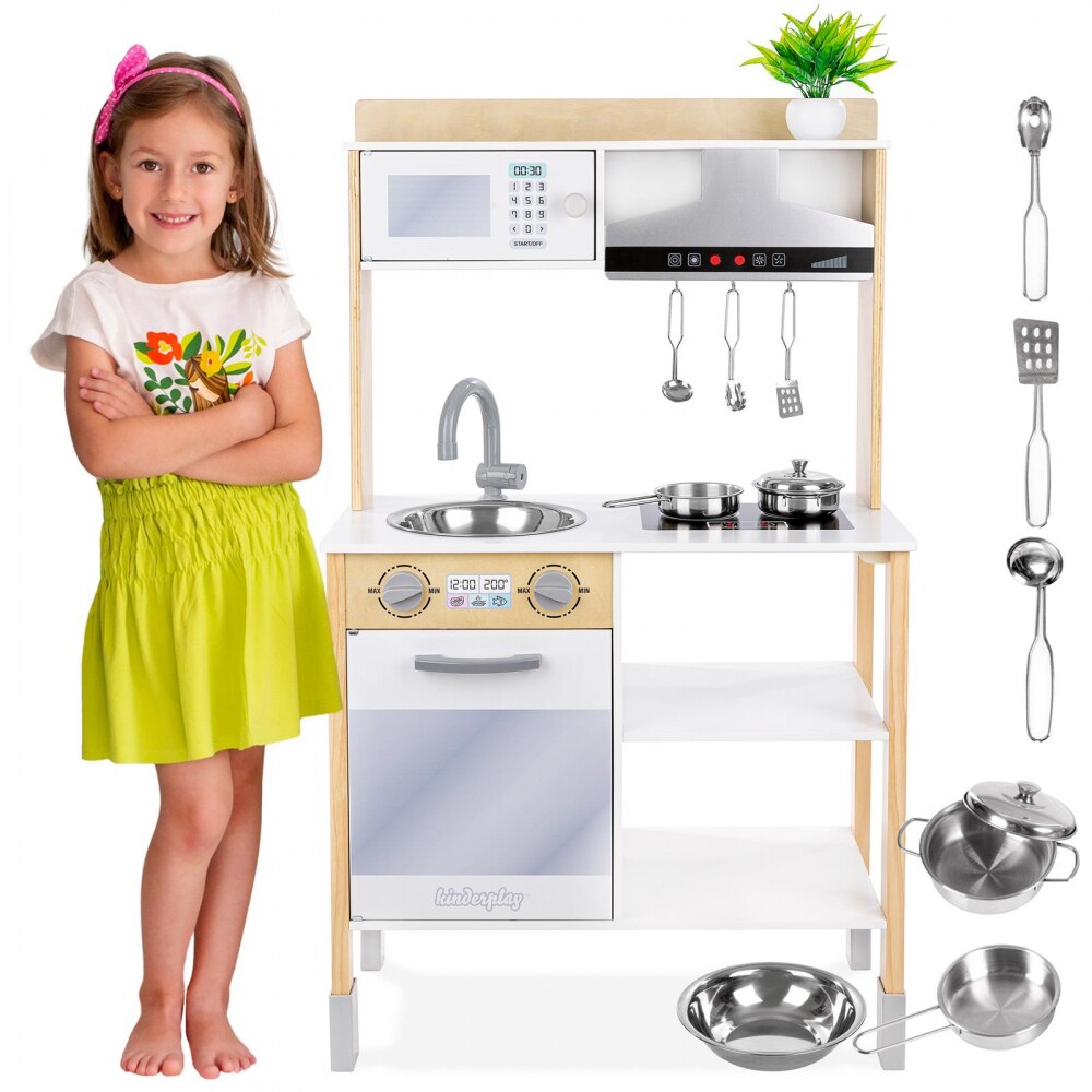 Bucatarie Kinderplay Alb/Wood