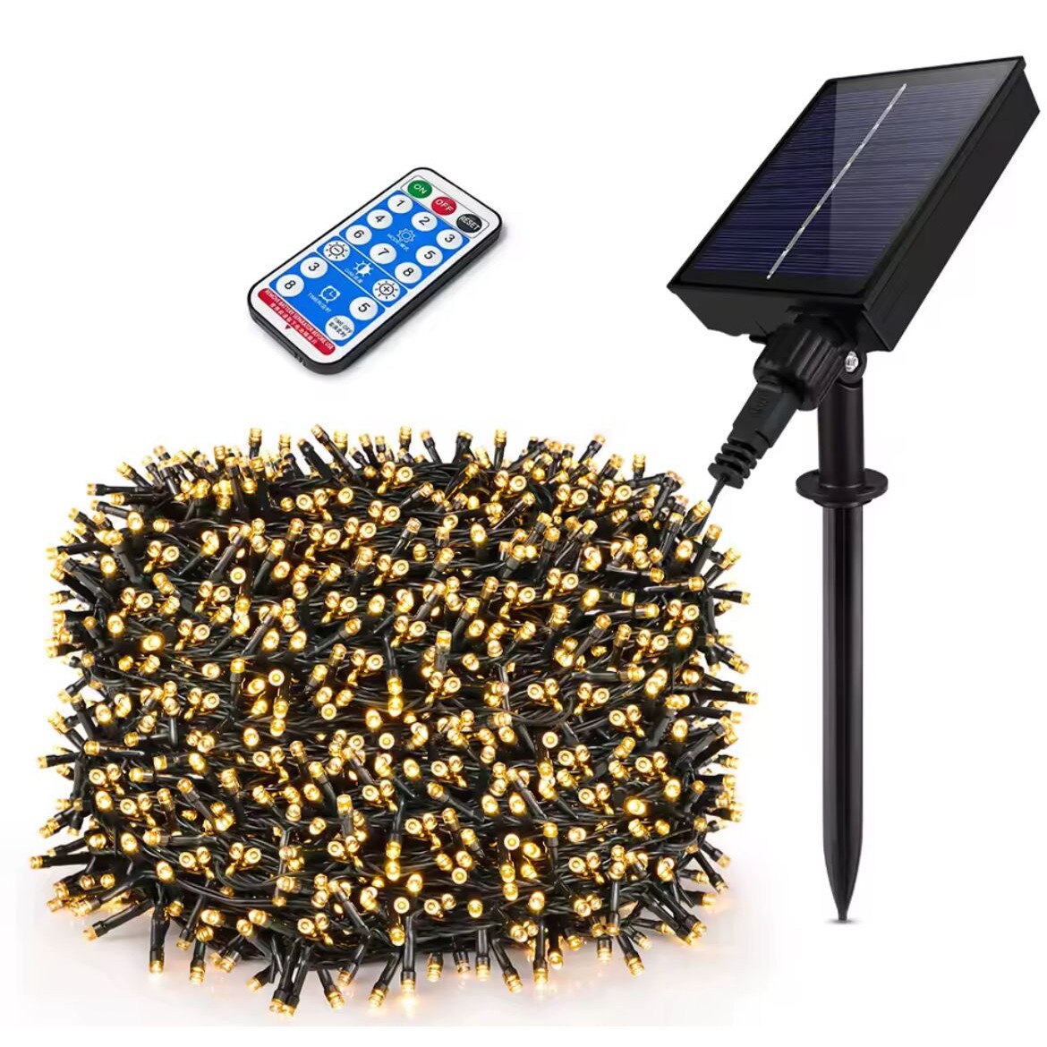 Instalatie solara 50m 500 LED OEM