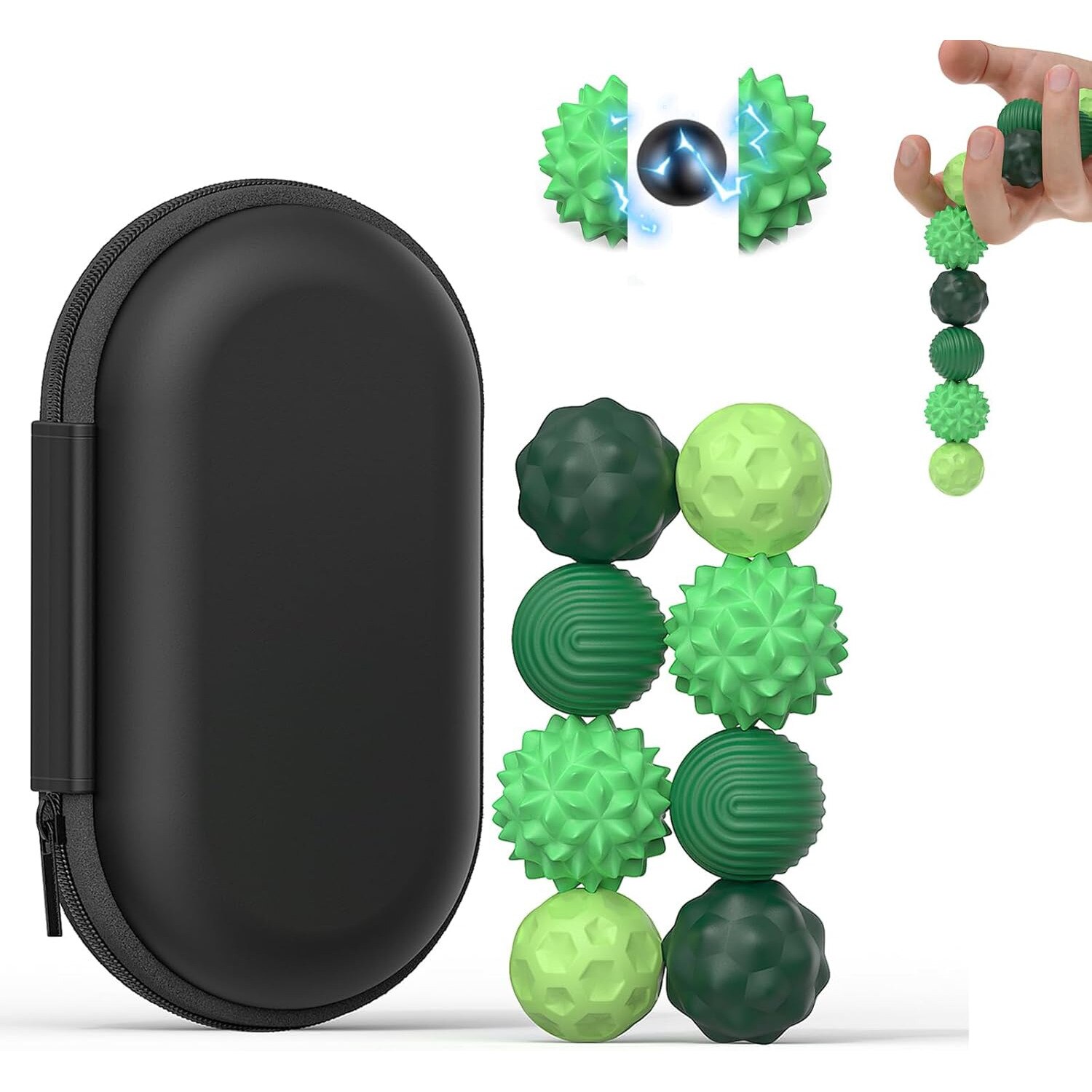 Lynker Bile magnetice fidget pachet 8