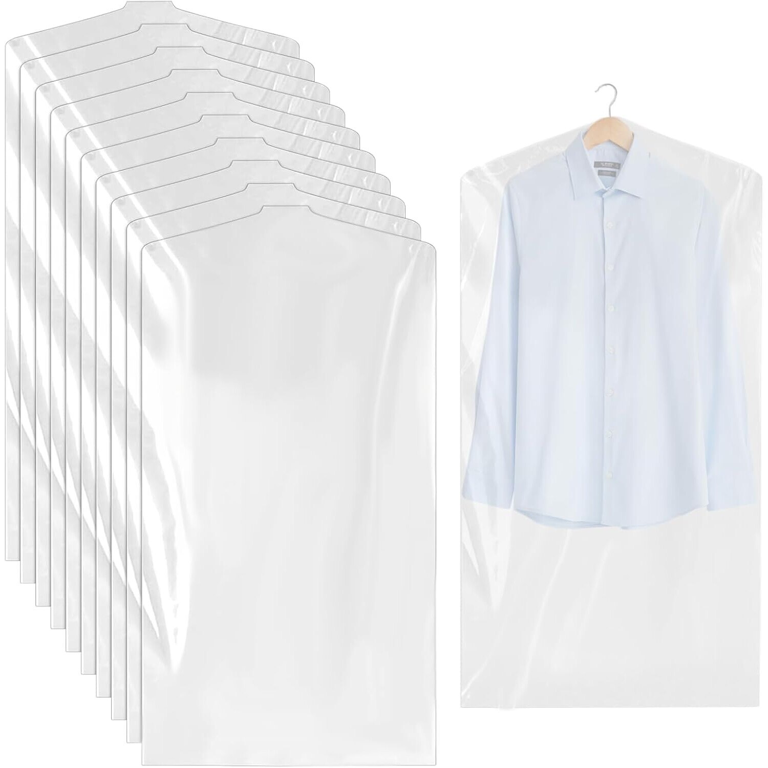 Set 10 huse plastic 60x90cm