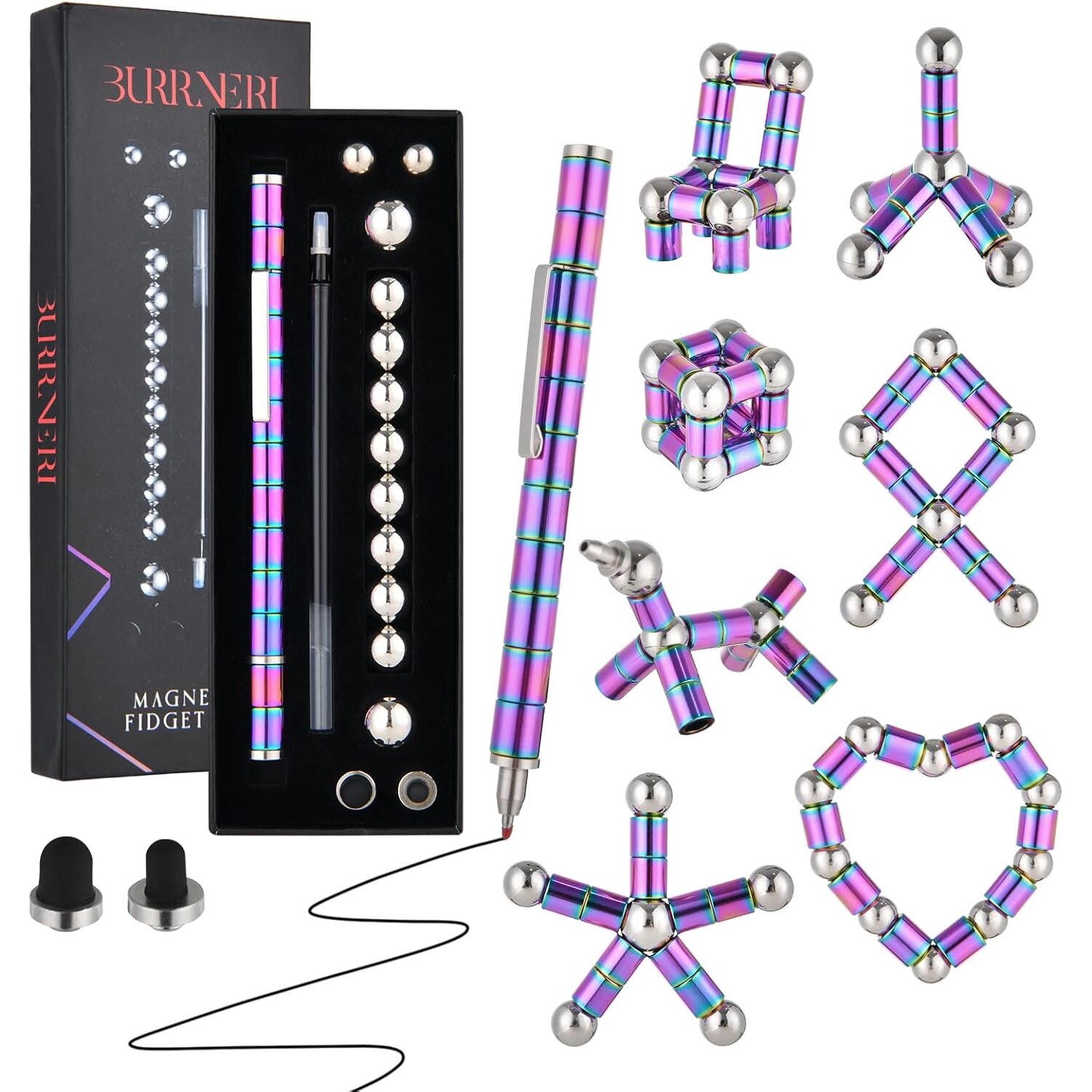 Pen Fidget-Pen magnetic de decompresie