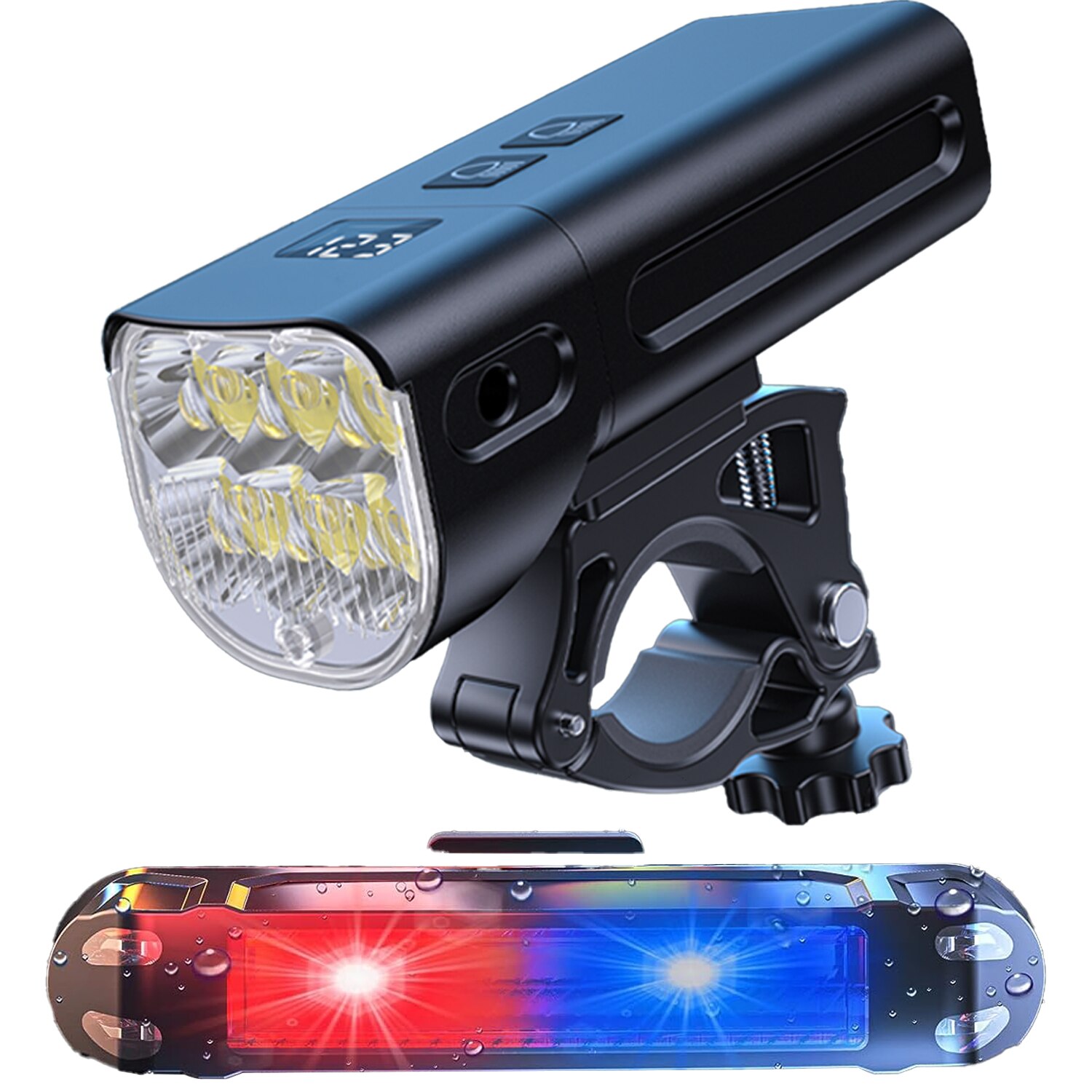 Set Lumini Bicicleta Elindor 1500 Lumeni