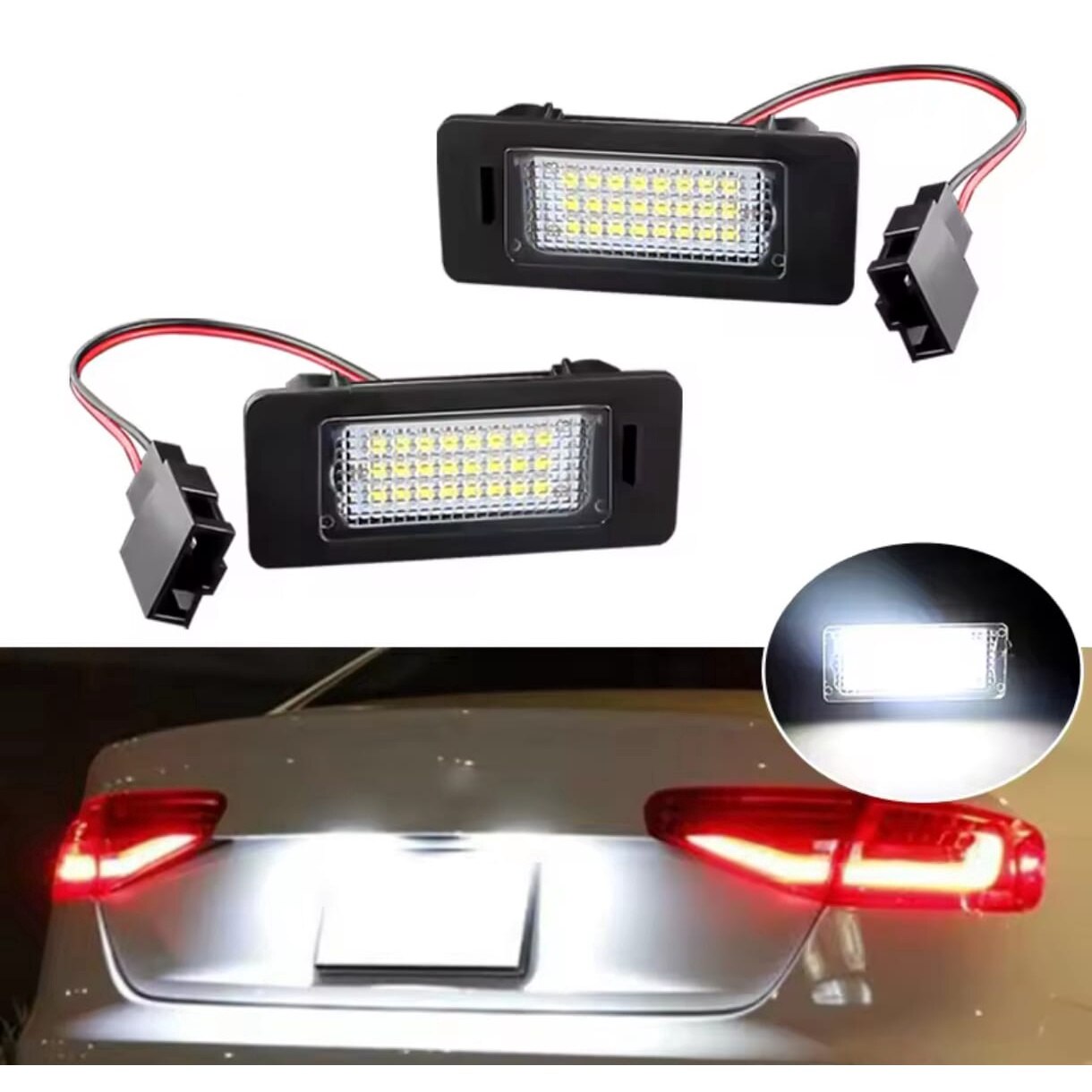 Set Lampi LED Numar AutoREY Passat 5D