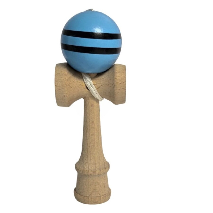 Mini Kendama albastru 12 cm
