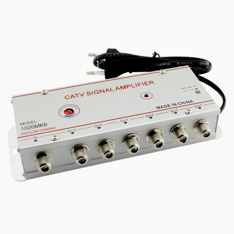 Amplificator semnal TV 6 cai OEM