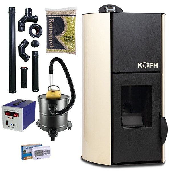 Pachet termosemineu pe peleți KOPH PM 25 kW