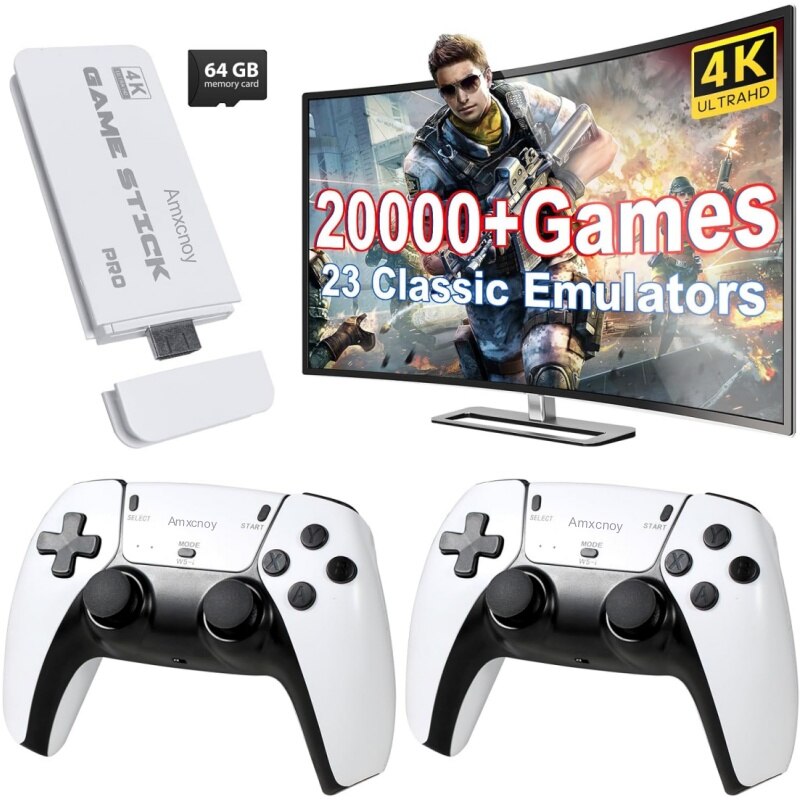 Consola stick retro Amxcnoy 64GB