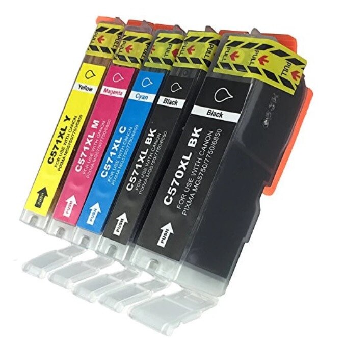 Set 5 cartușe GraphiteK PGI-570XL/CLI-571XL