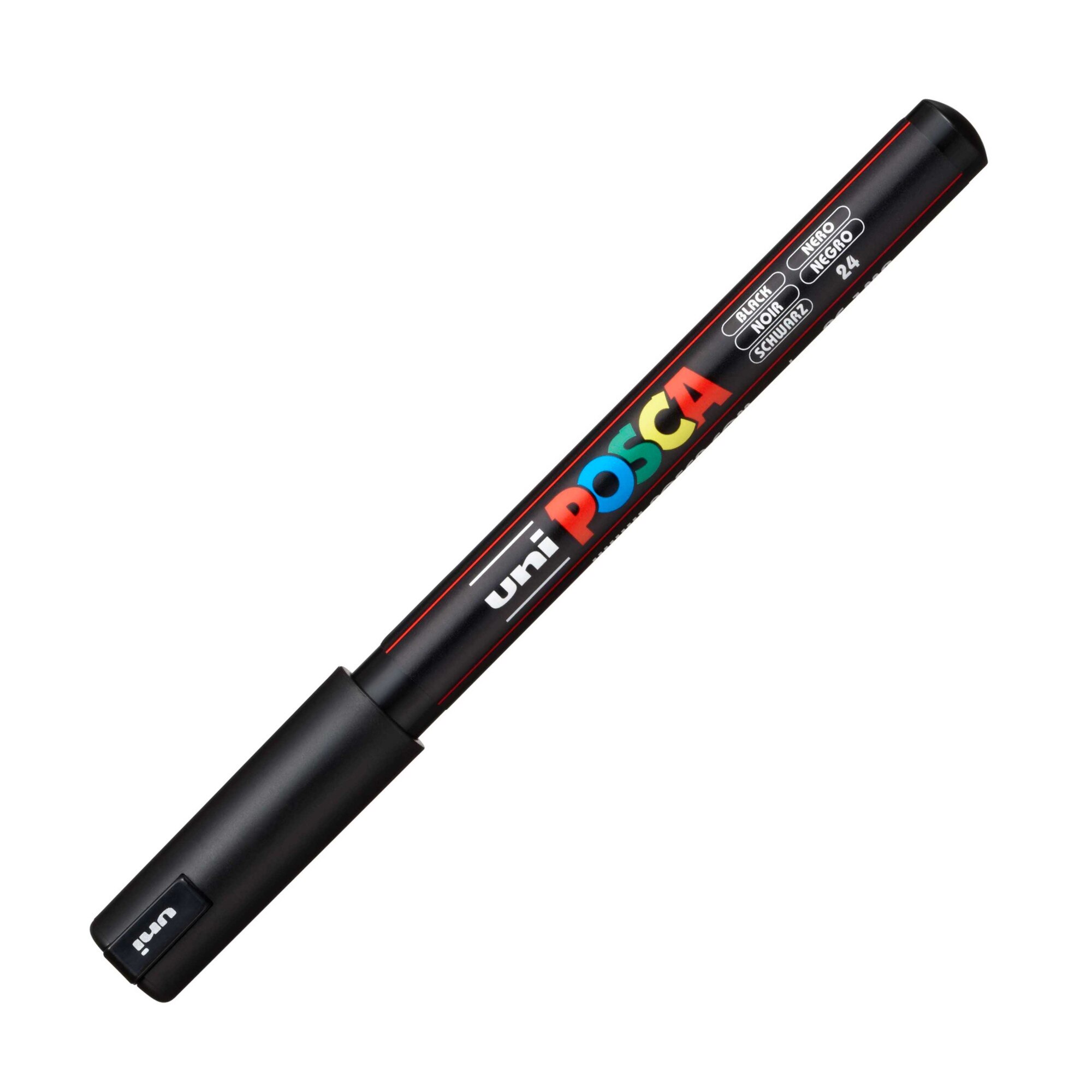 Marker UNI PC-1MR Posca varf fin metalic negru
