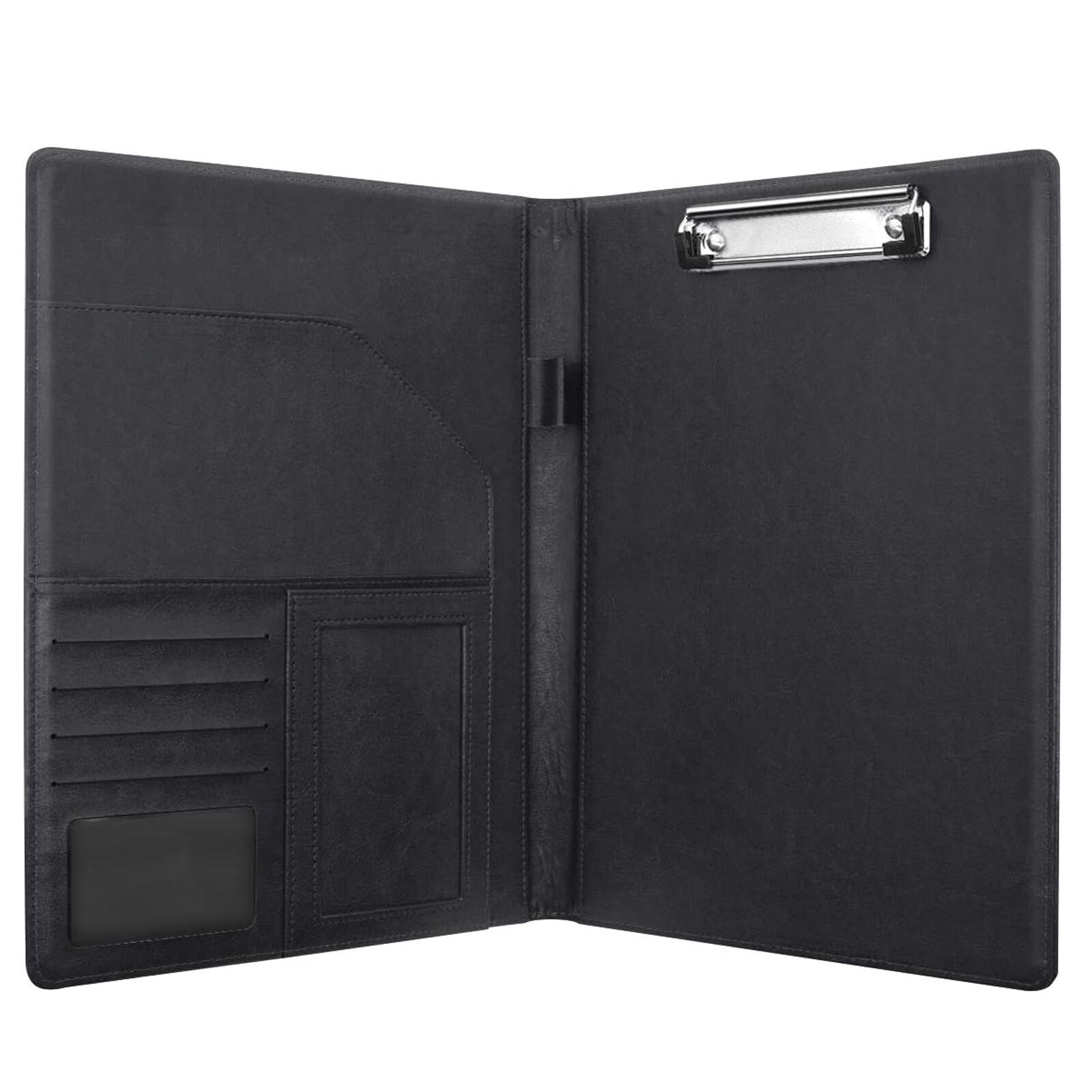 Dosar Clipboard Dublu Din Piele Zggzerg Negru