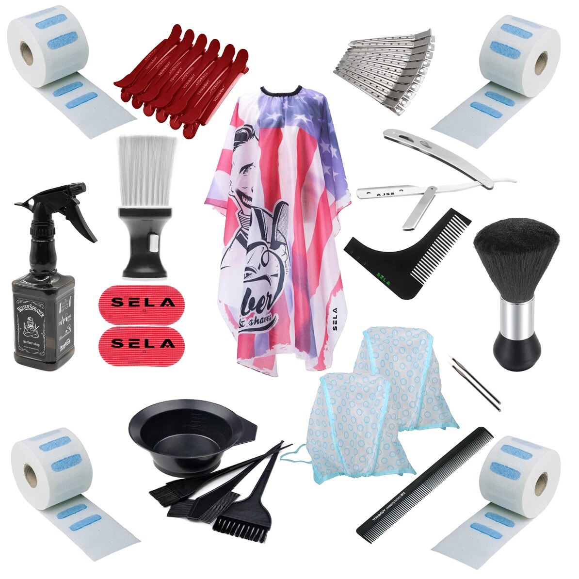 Set kit frizerie Sela 17 piese
