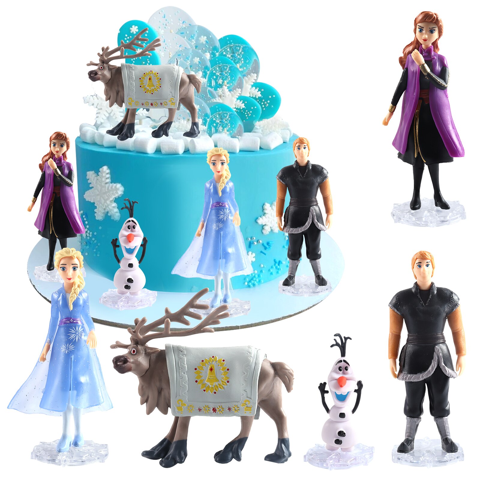Set 5 figurine Frozen PVC