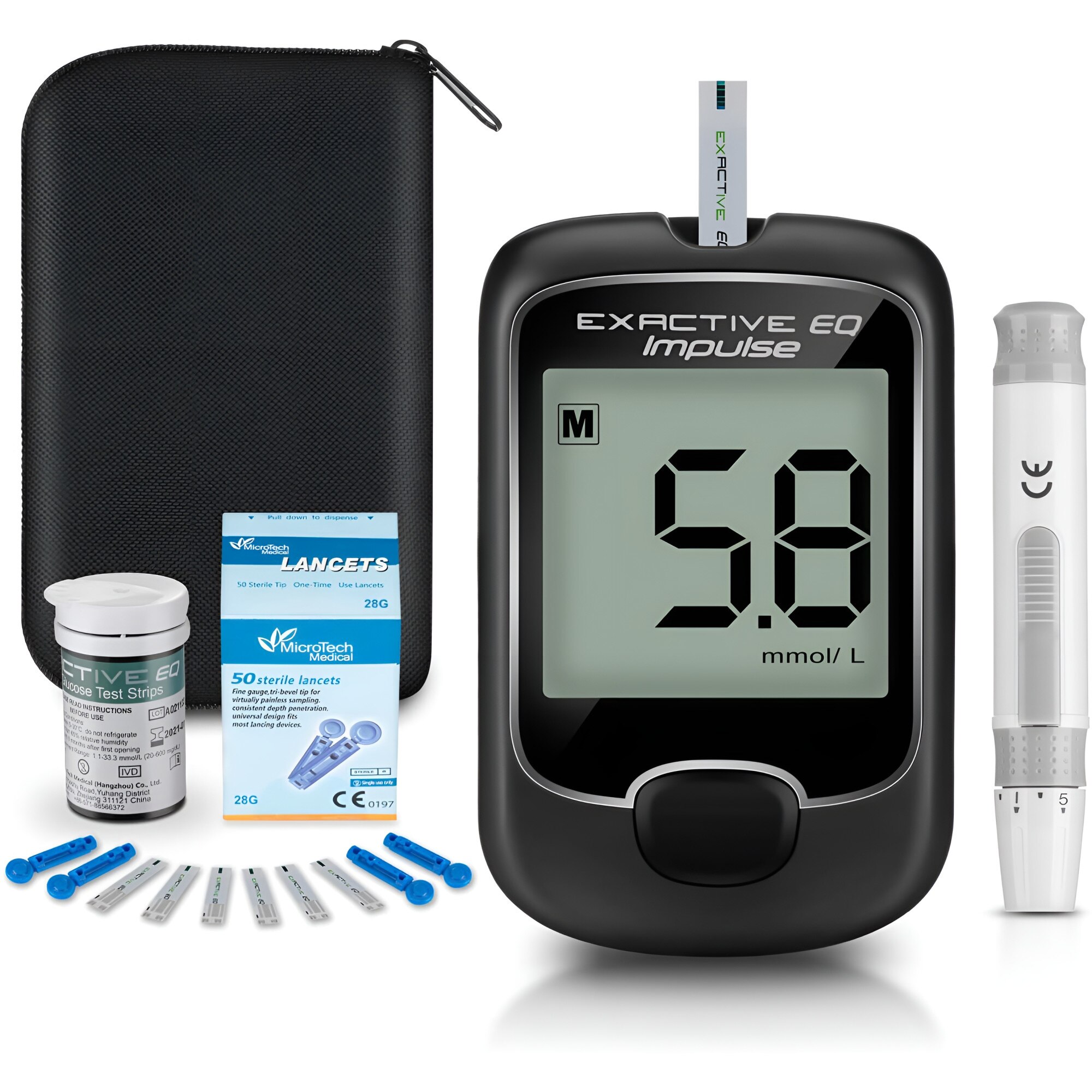 Glucometru ZEQAS PGL-222 (negru)