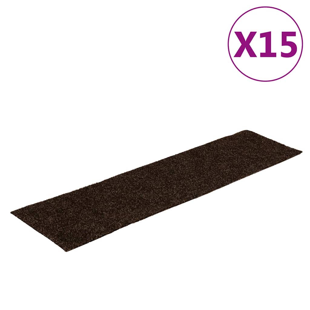 Covorase scari vidaXL 15 buc. maro
