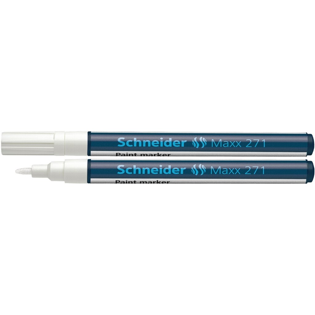 Marker cu vopsea Schneider 271 Alb
