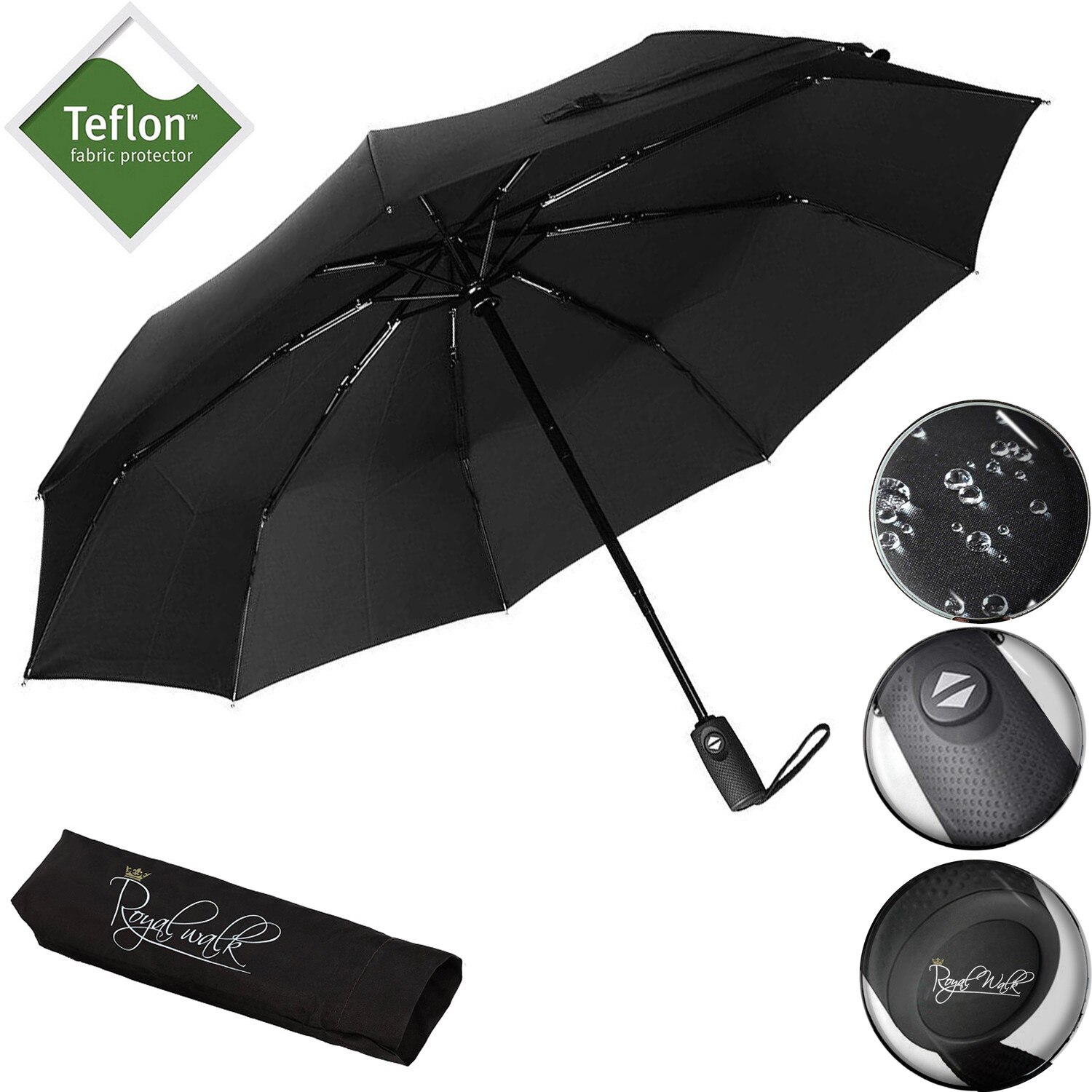 Umbrelă de Lux pliabilă Royal Walk 102cm