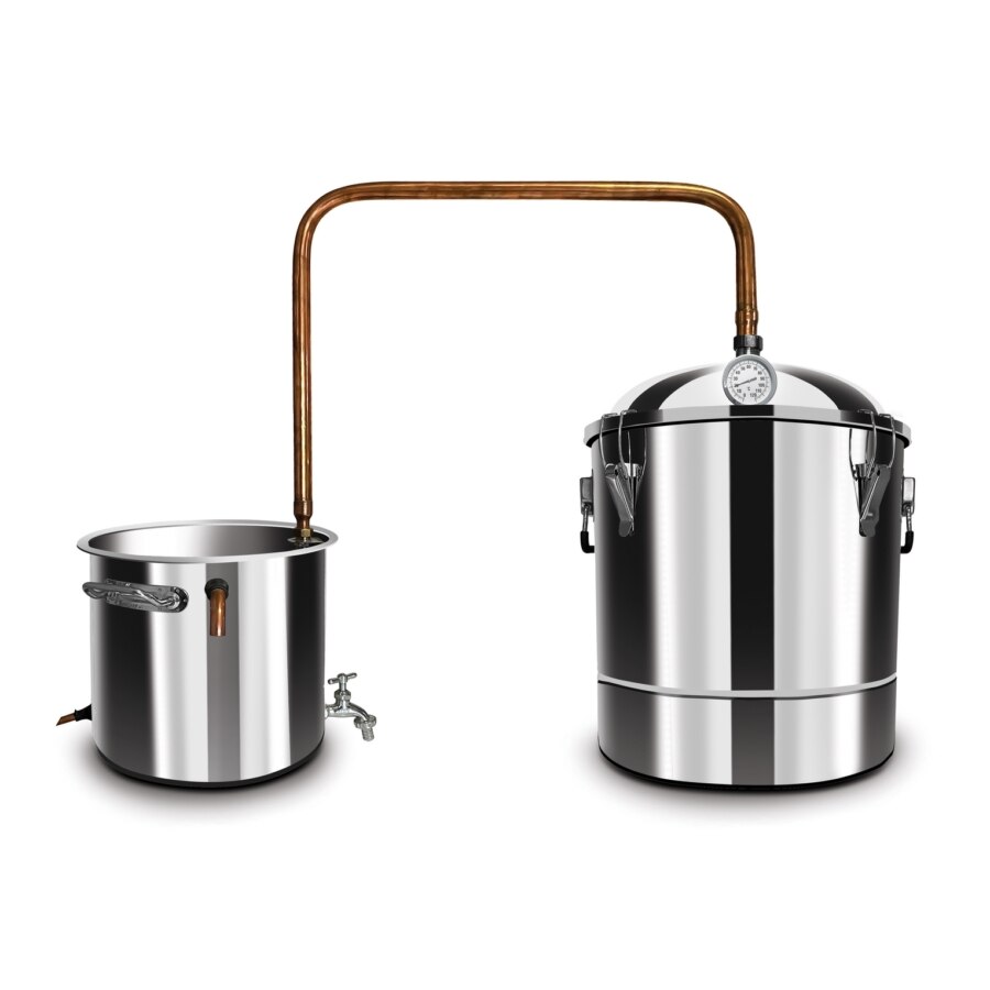 Cazan cupru-inox pentru fiert tuica 50l
