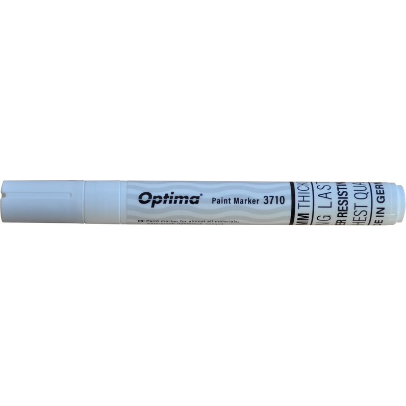 Marker cu vopsea Optima Paint 3710 Alb