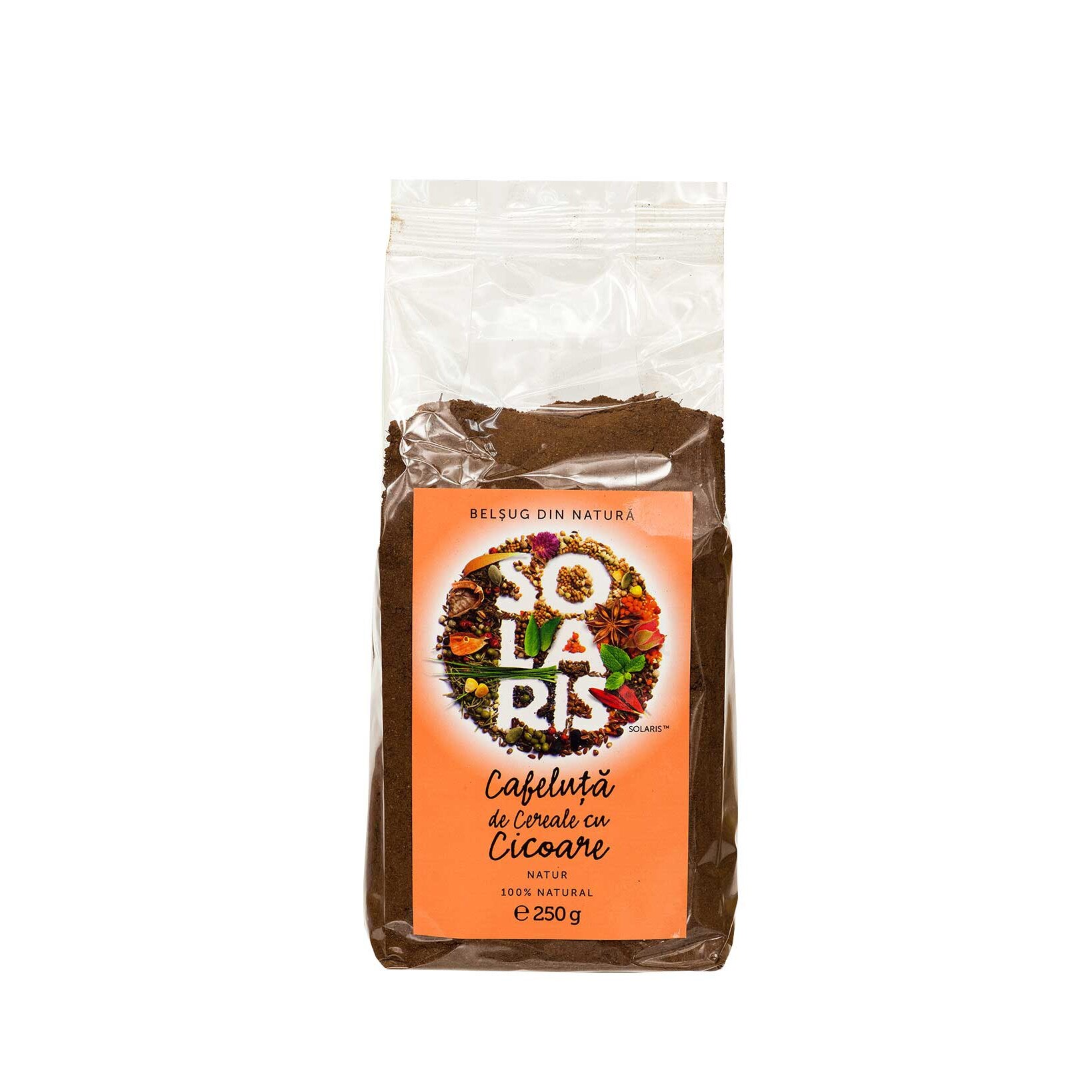 Cafeluta de cereale si cicoare natur Solaris 250g