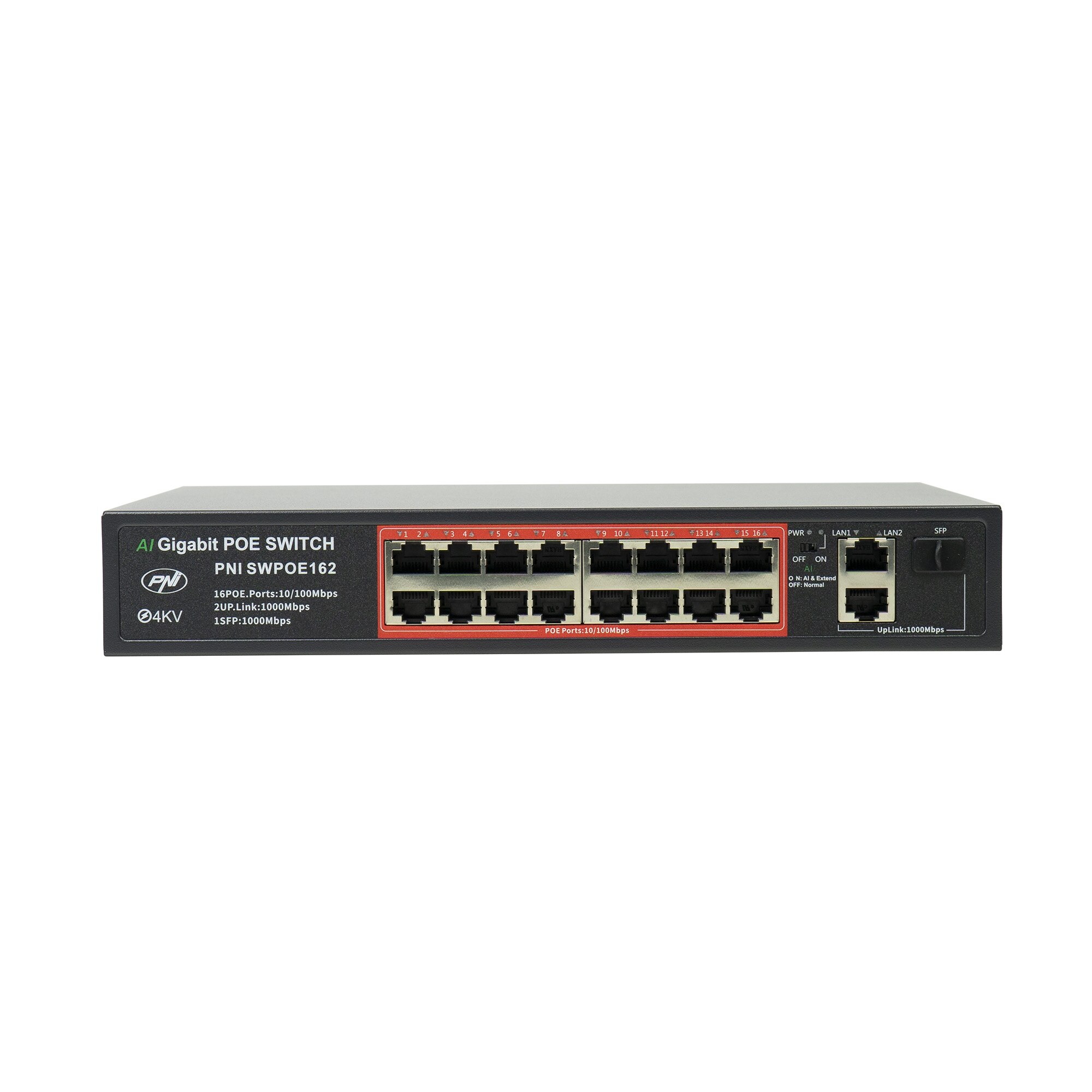 Switch PoE PNI SWPOE162