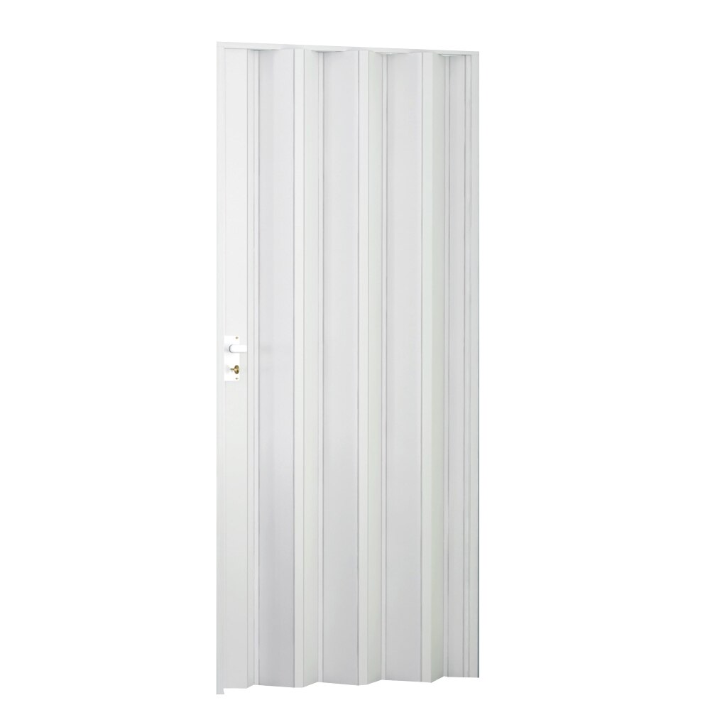 Usă pliantă Accordion PVC Alb fume 82x203cm