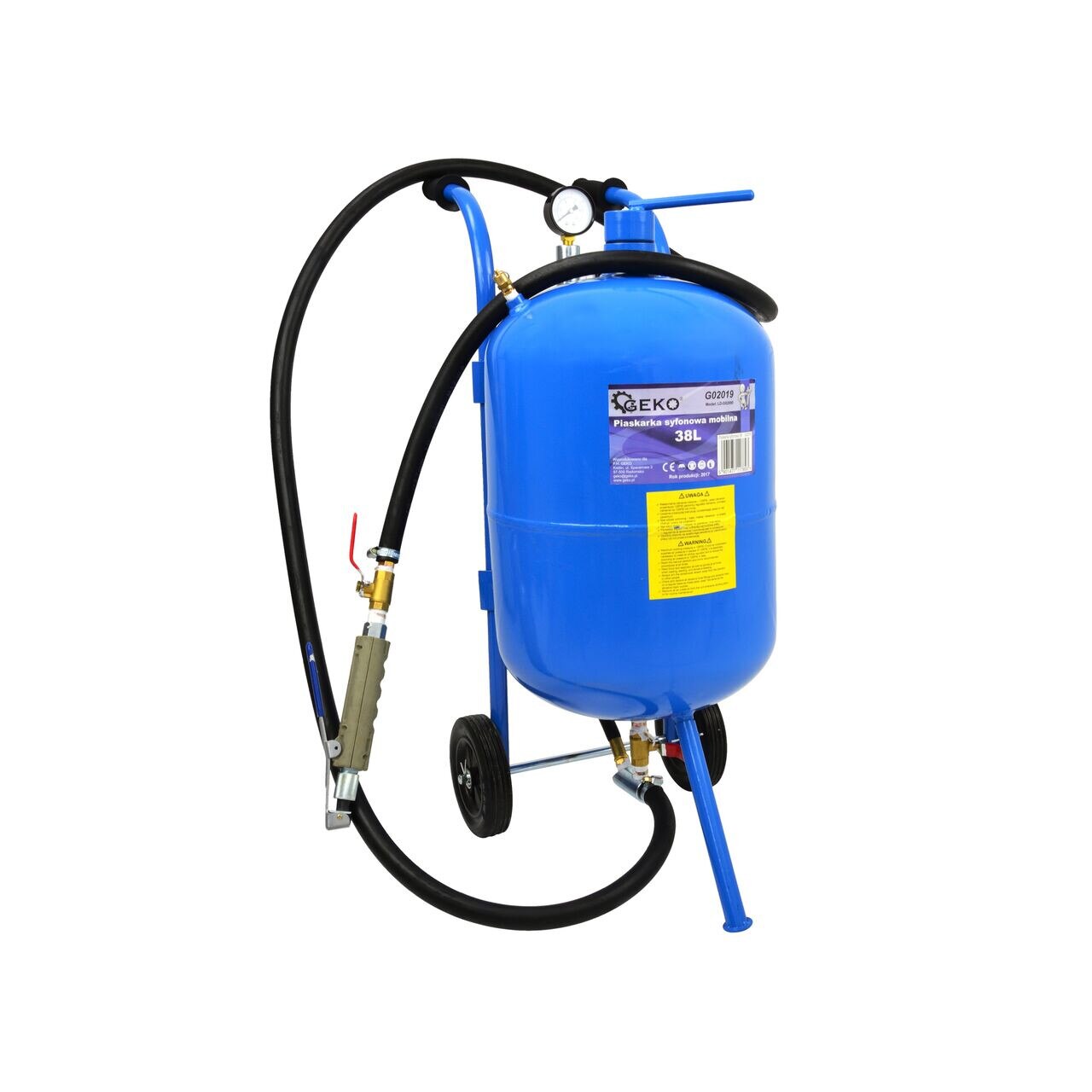 Aparat de sablat mobil Geko 38L