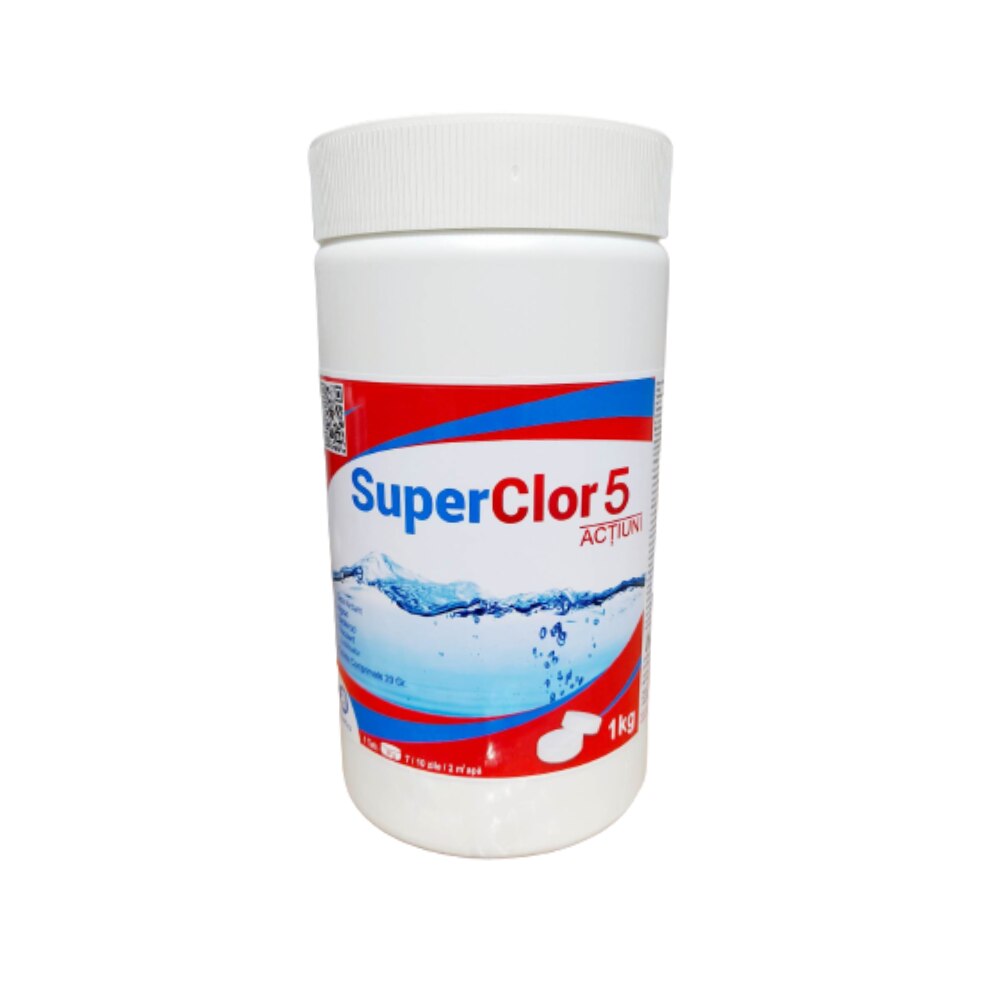 SuperClor 5 Actiuni Tab 20 Gr 1kg