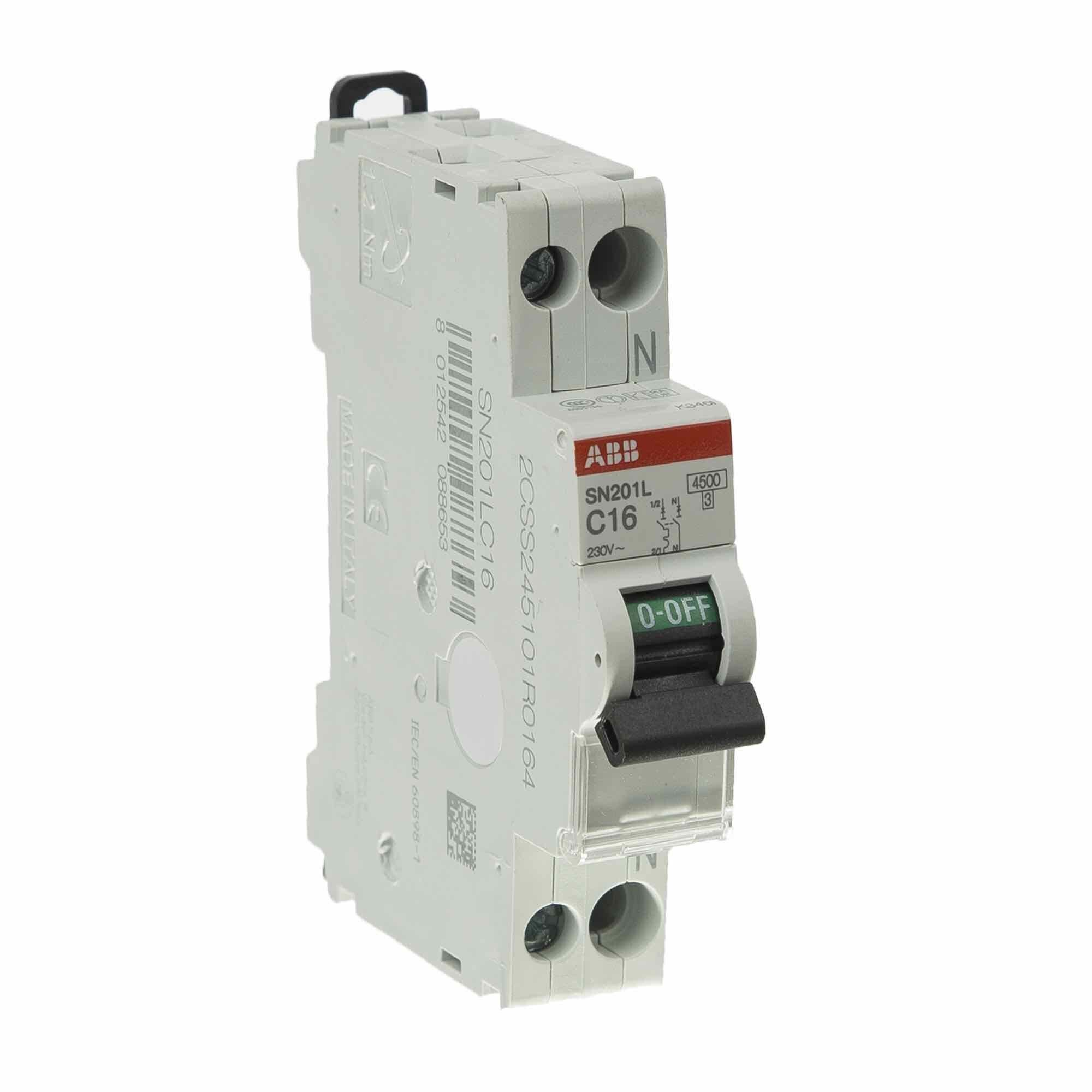 Disjunctor P+N 16A ABB