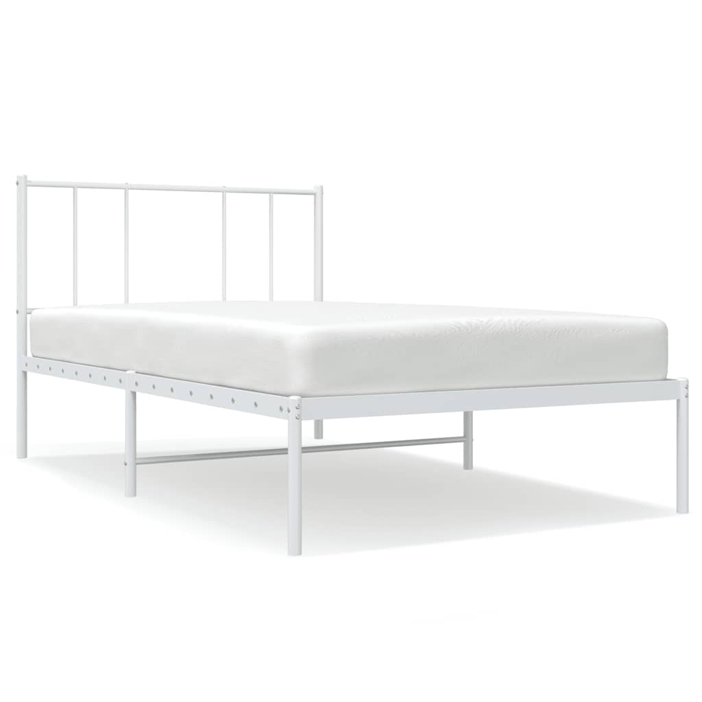 Cadru pat din metal cu tablie vidaXL