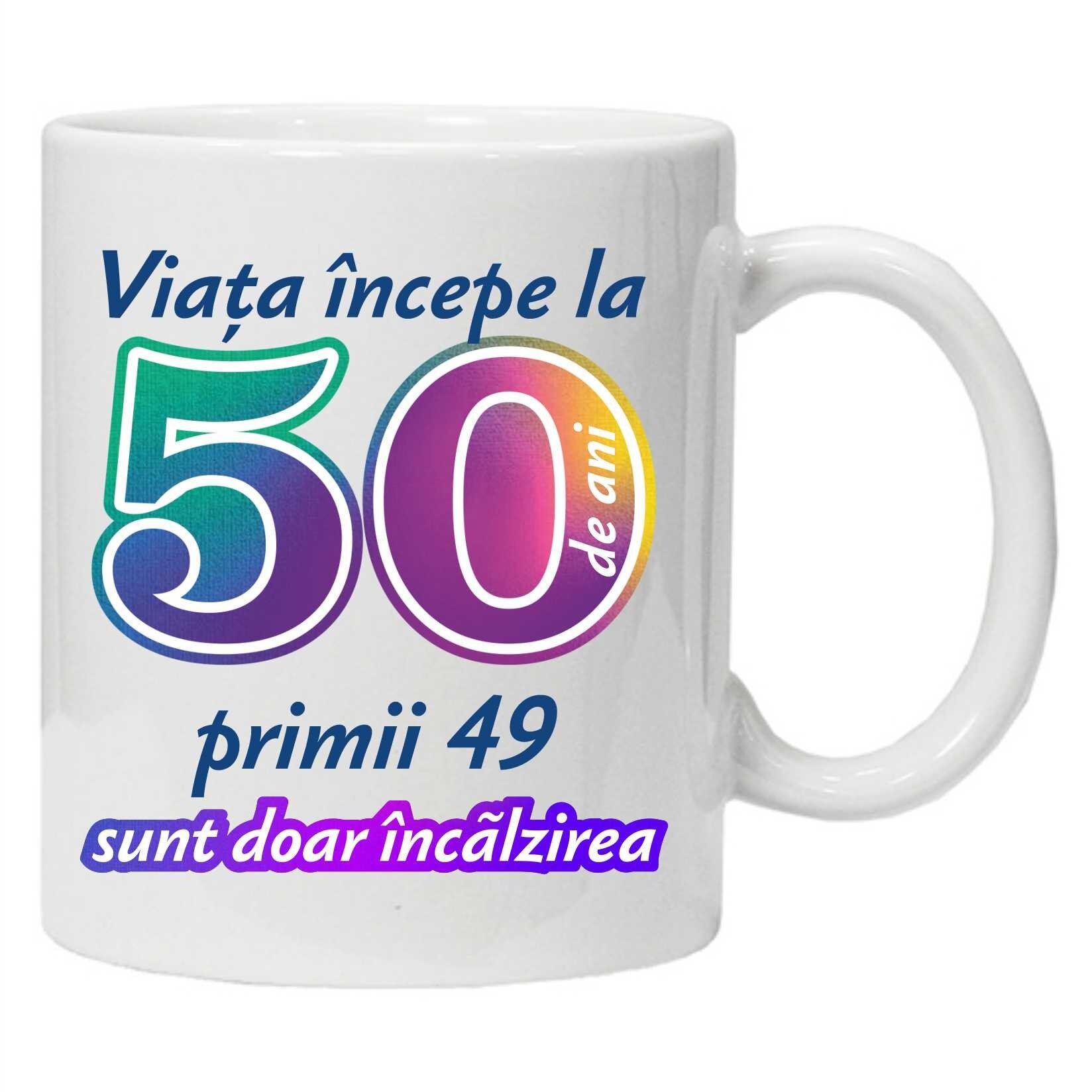 Cana personalizata 50 ani CRD PRINT