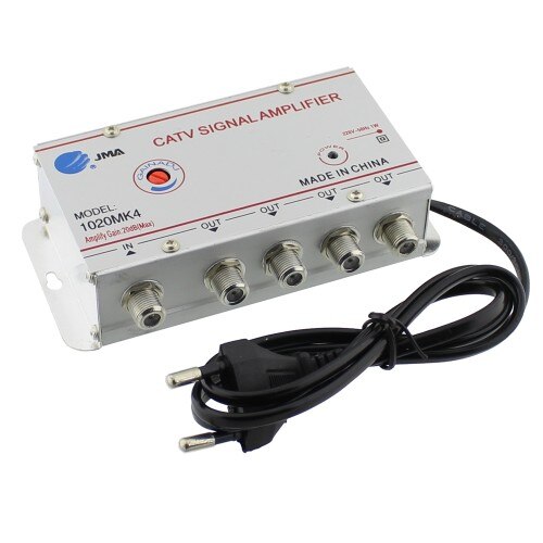 Amplificator TV cablu splitter 4 iesiri OEM