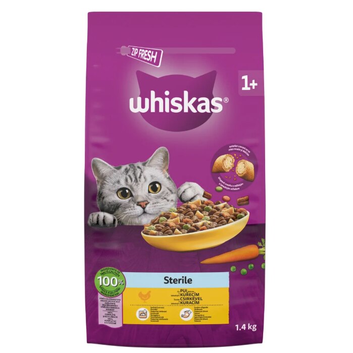 Whiskas Sterile 1.4Kg