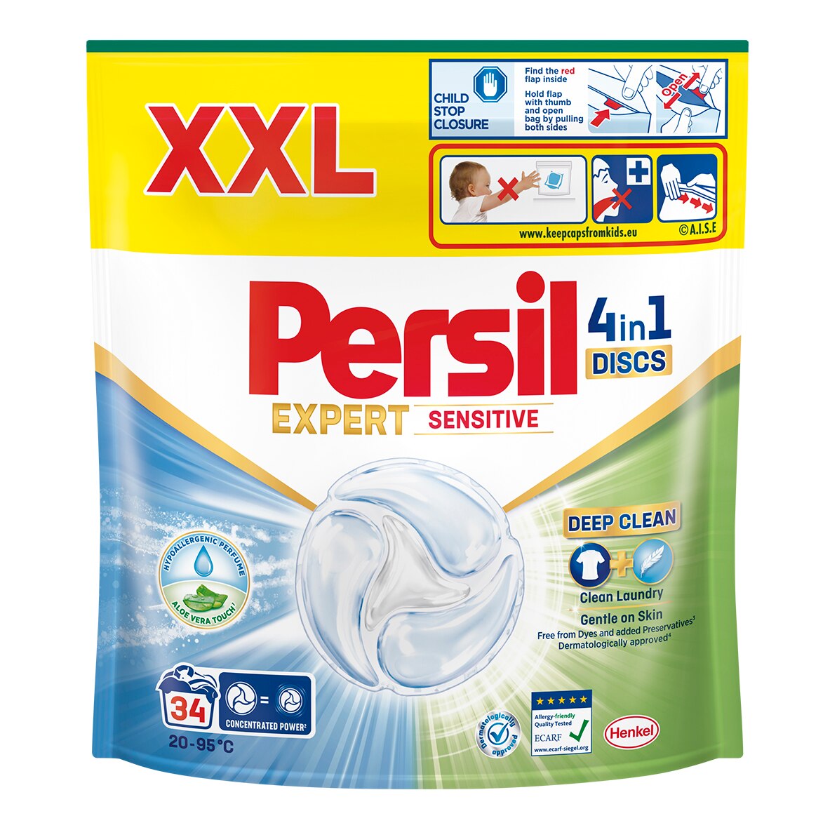 Persil Discs Sensitive 4in1 (34 spălări)
