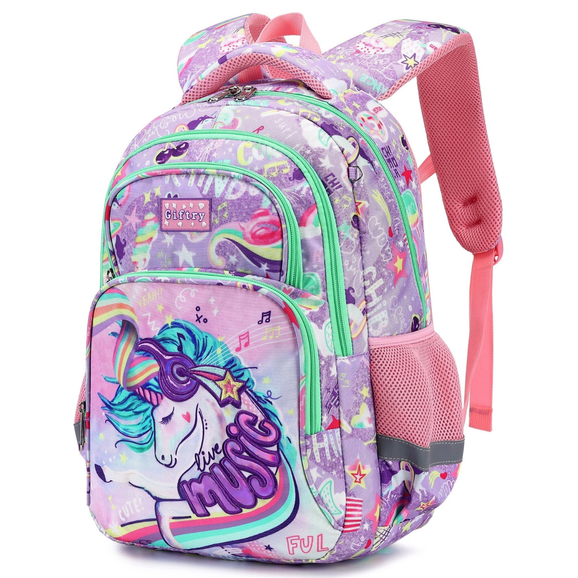 Ghiozdan scoala Giftry Unicorn