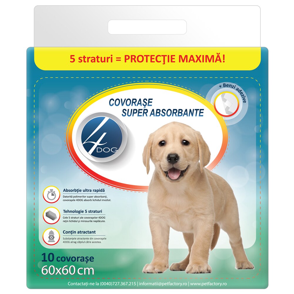 Covoras absorbant 4Dog 60x60