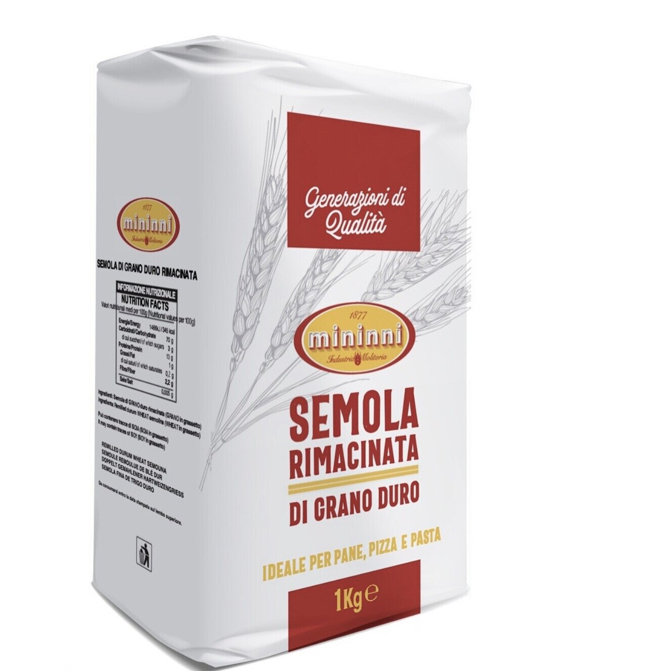 Făină Semola Rimacinata Mininni 1 kg