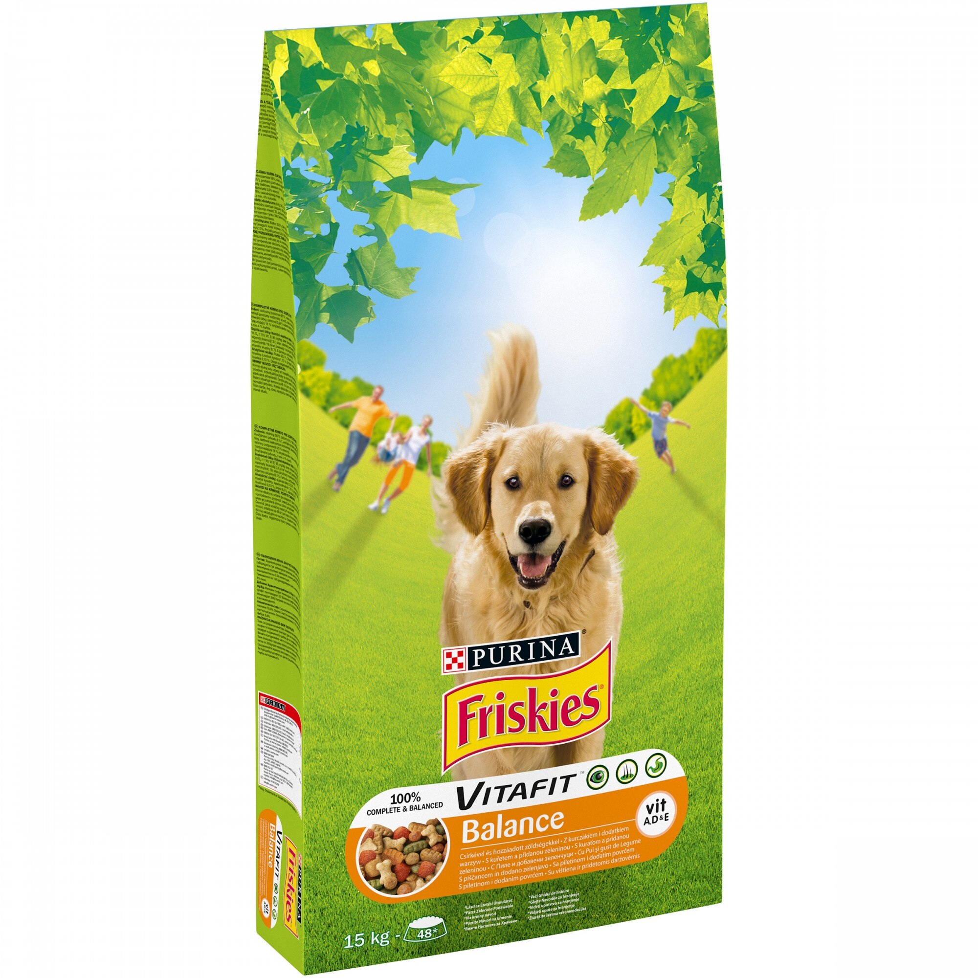 Friskies Balance Pui & Legume 15 Kg