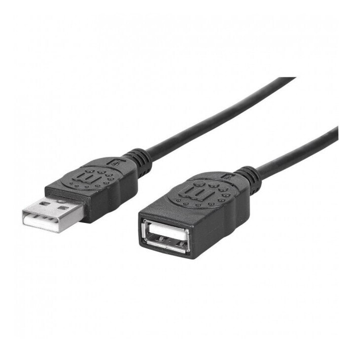 Cablu prelungitor USB Manhattan 1.8m