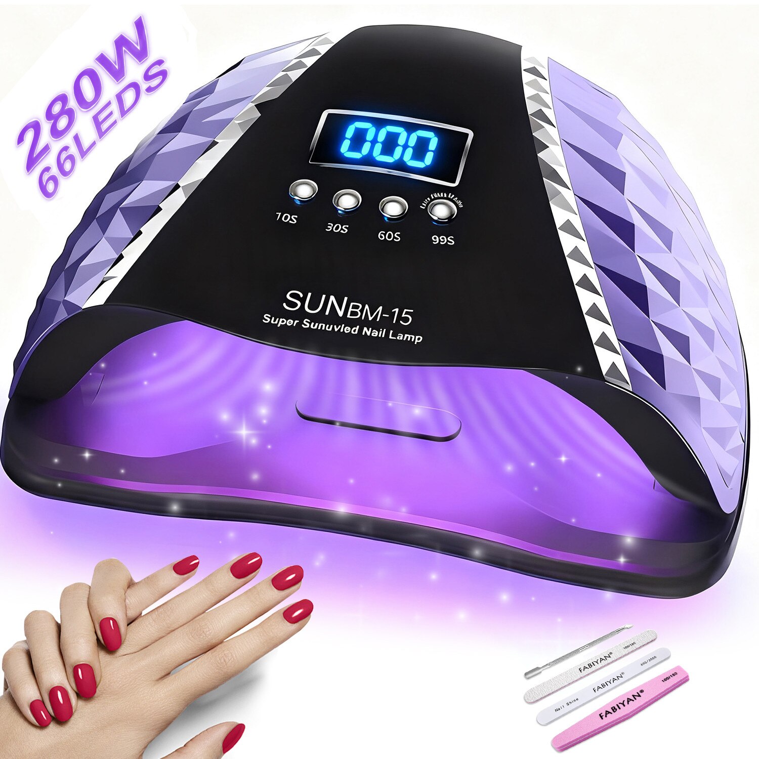 Lampa UV LED 280W BYONDSELF Violet