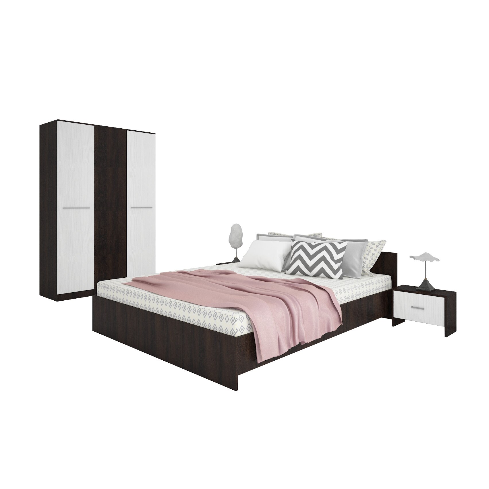Set Dormitor Hera Wenge 3 usi