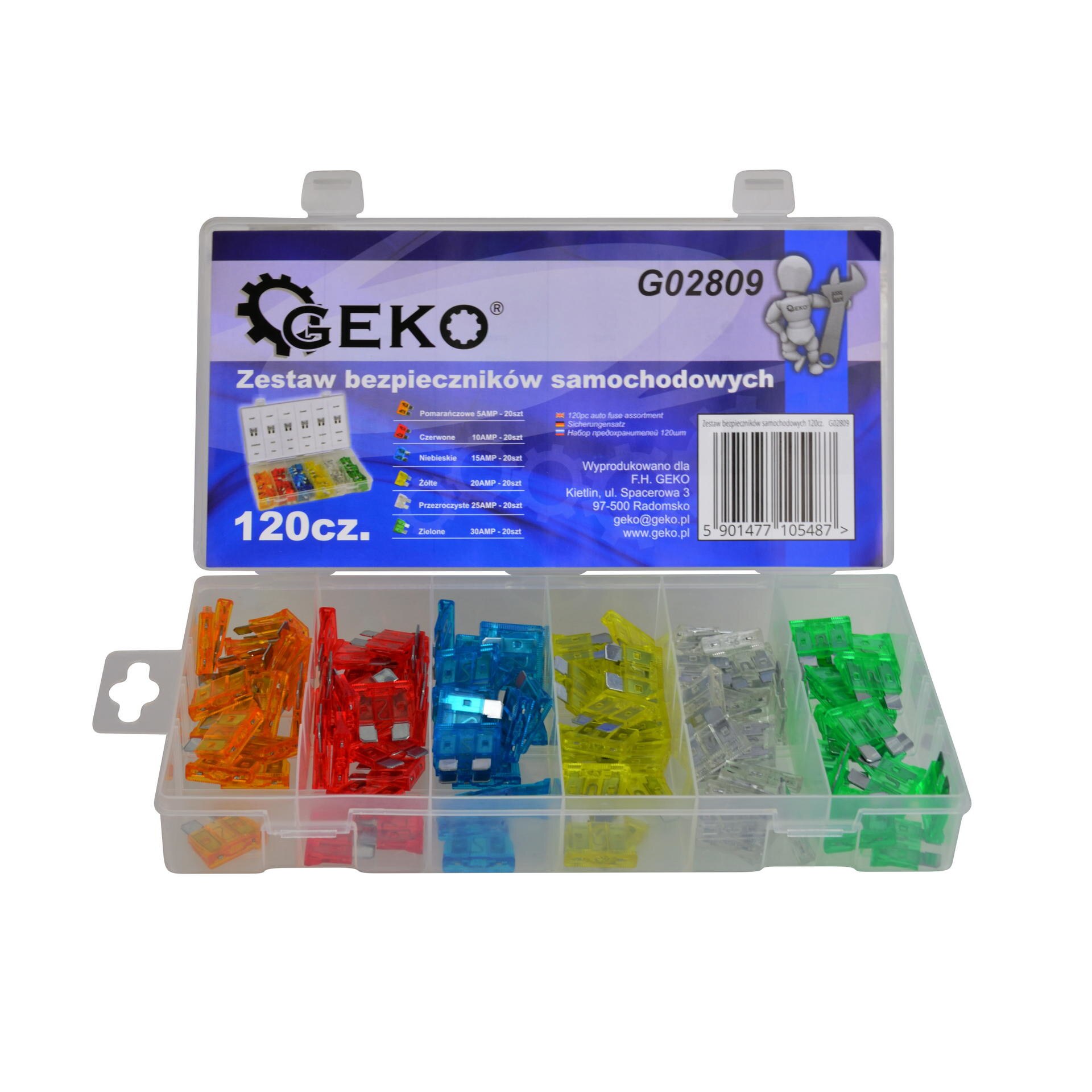 Set 120 piese Geko