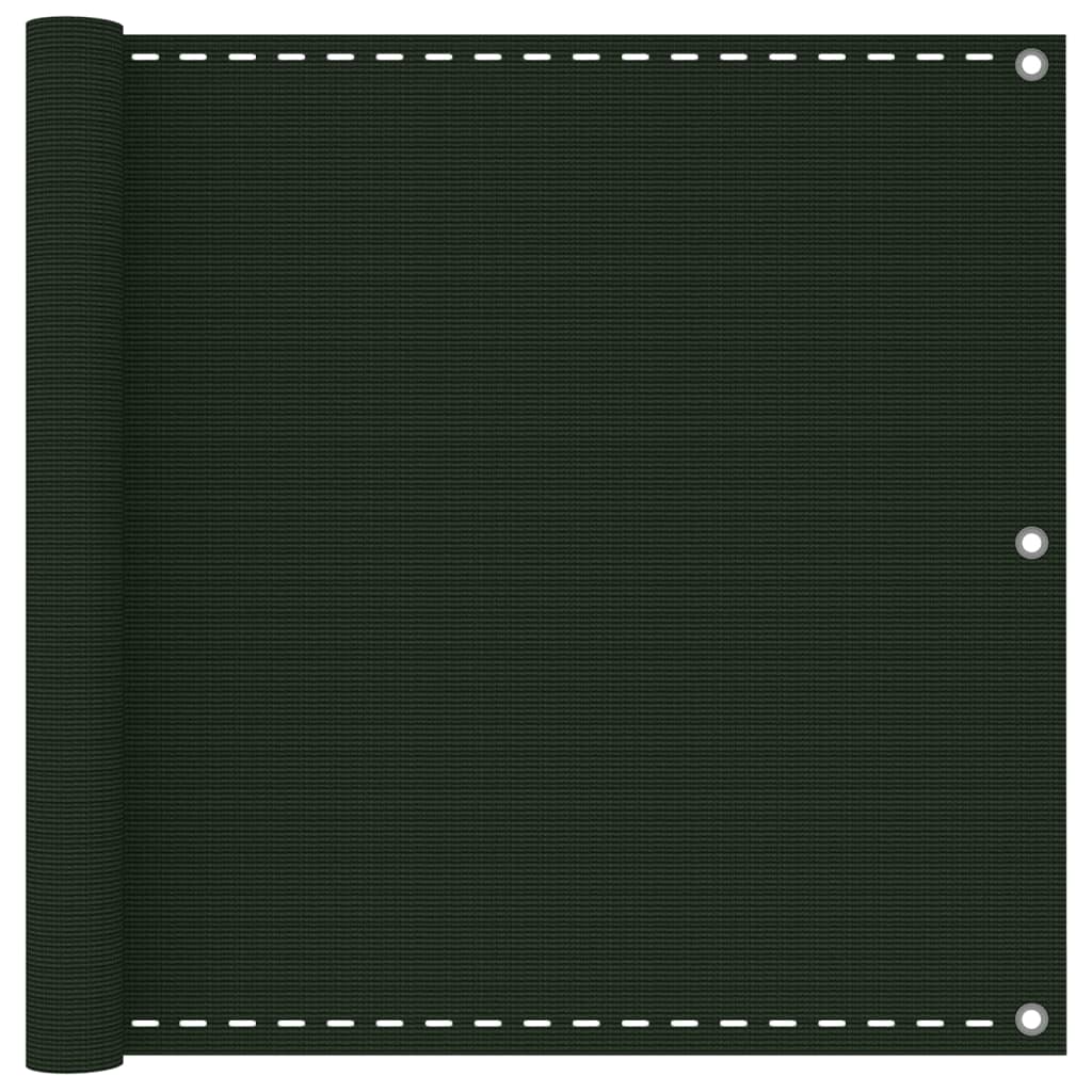 Paravan balcon vidaXL HDPE Verde 90x500
