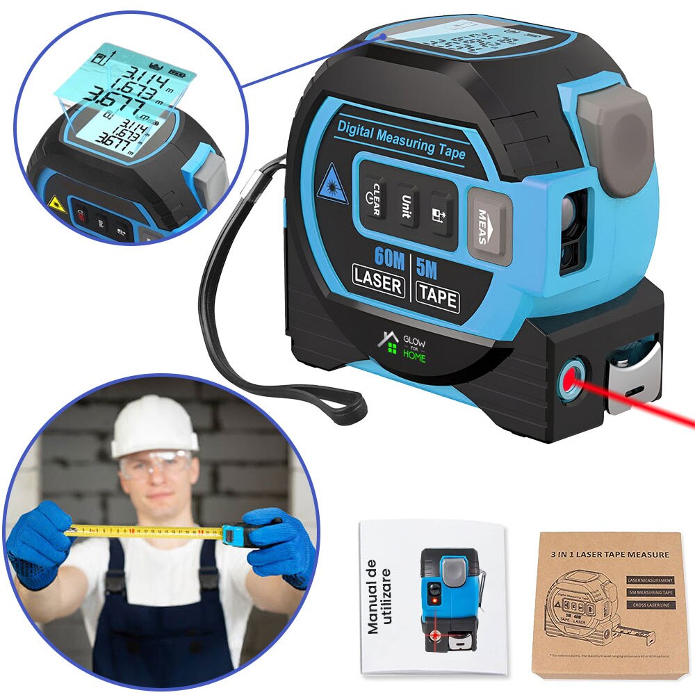 Ruletă Laser 3in1 GlowforHome