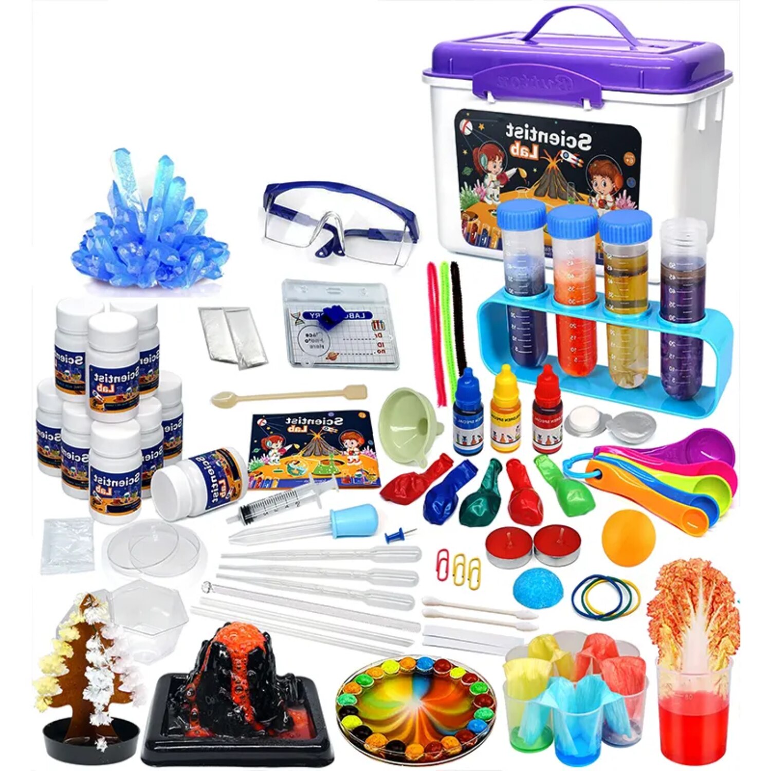 Set de Joaca Educativ Stiinta 80 Experimente