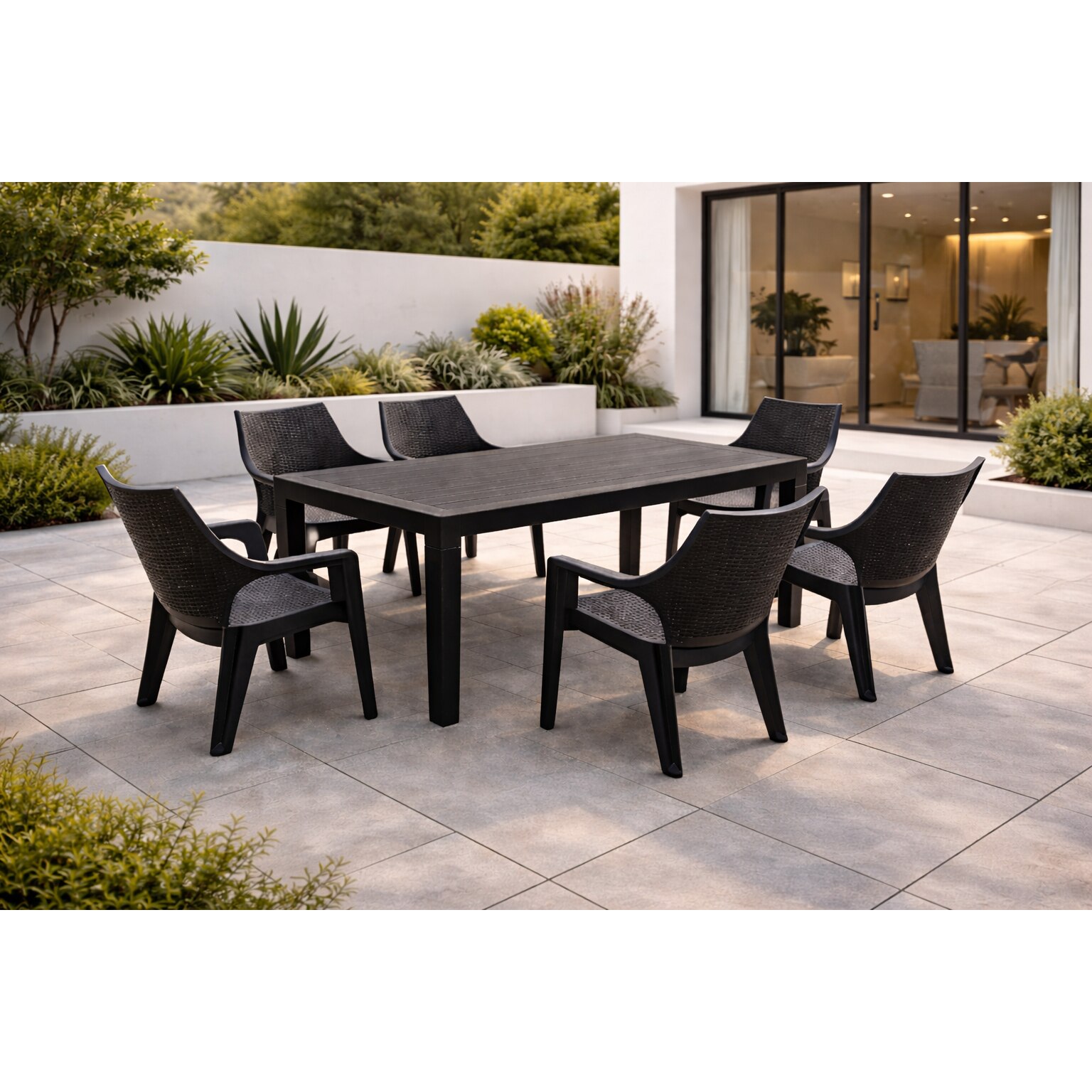 Set IdealStore Ratan 6 Scaune