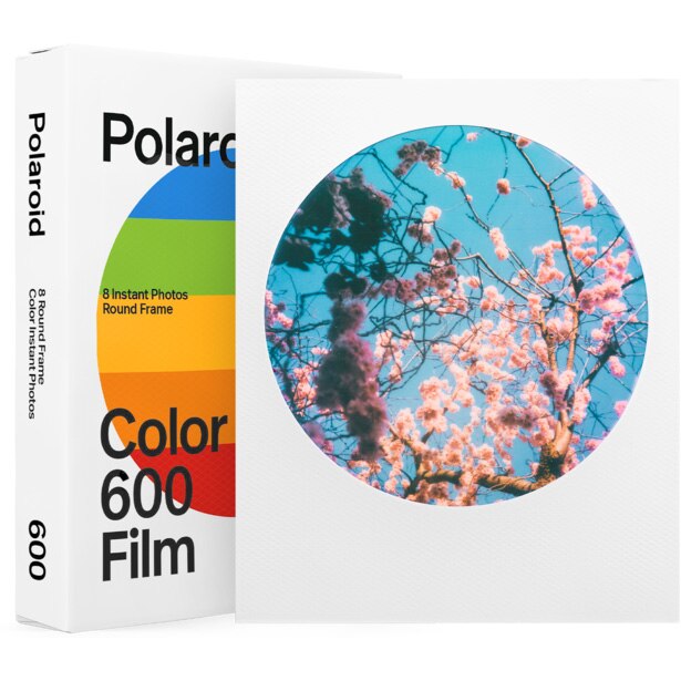 Film Color Polaroid 600 Round frame